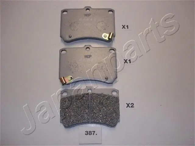 Brake Pad Set, disc brake (PA-387AF)