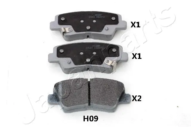 Brake Pad Set, disc brake (PP-H09AF)
