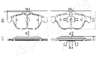 Brake Pad Set, disc brake