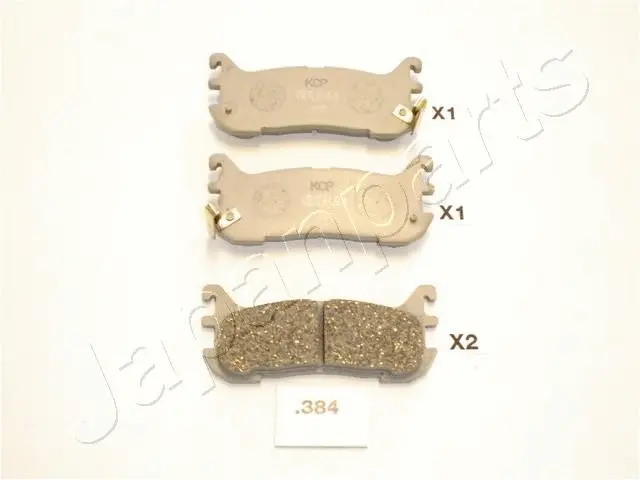Brake Pad Set, disc brake (PP-384AF)