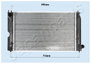 Radiator, engine cooling (RDA153111)