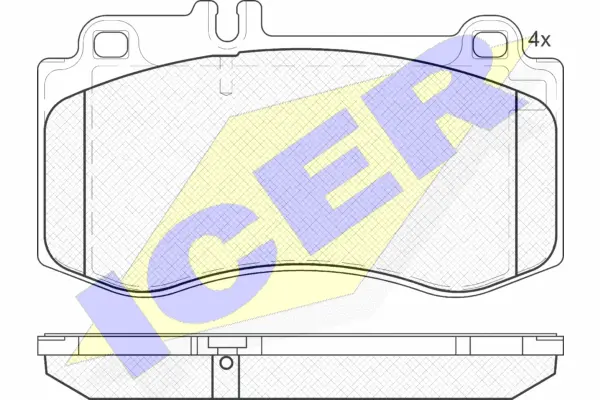 Brake Pad Set, disc brake (181950)