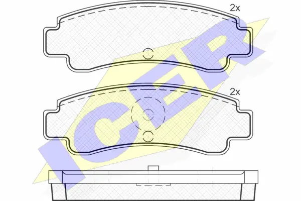 Brake Pad Set, disc brake (180805)
