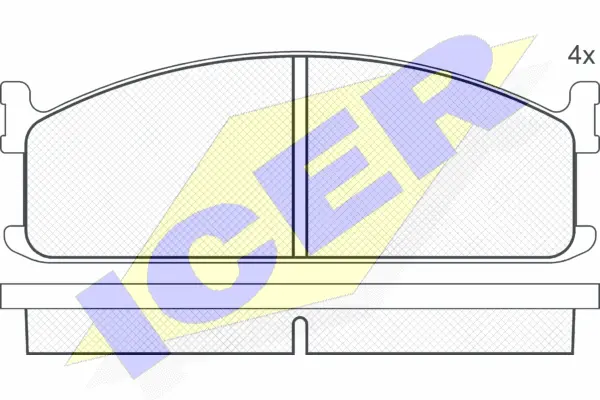 Brake Pad Set, disc brake (140521)