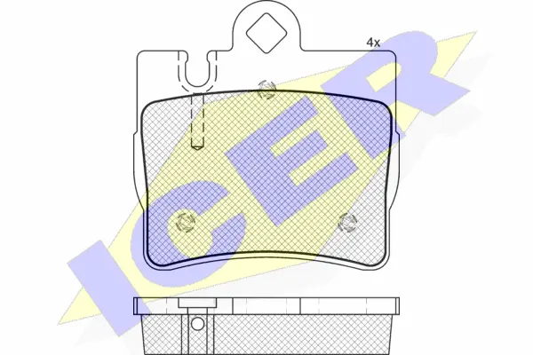 Brake Pad Set, disc brake (181390-396)