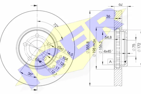 Brake Disc (78BD5684-1)