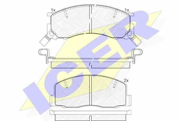 Brake Pad Set, disc brake (141057)
