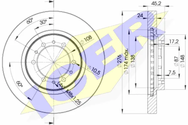 Brake Disc (78BD8716-2)
