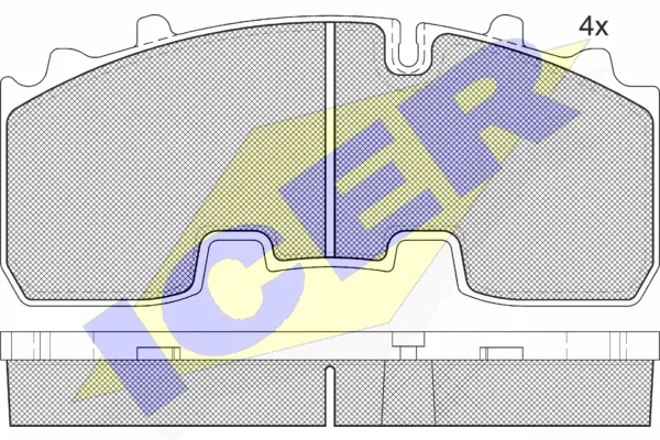 Brake Pad Set, disc brake (152156)