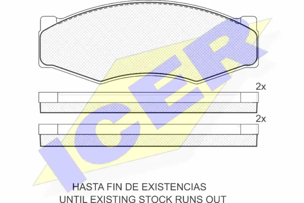 Brake Pad Set, disc brake (140506)