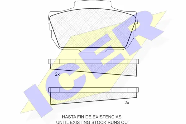 Brake Pad Set, disc brake (180079)