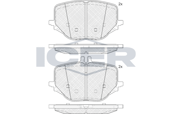 Brake Pad Set, disc brake (182445)