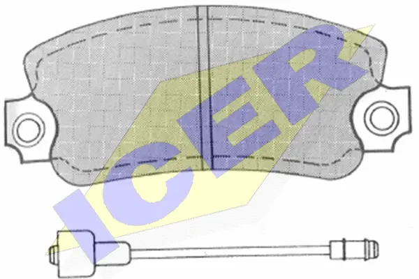 Brake Pad Set, disc brake (180343)