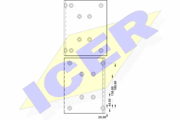 Brake Lining Kit, drum brake (21 9581 00)