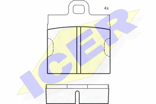 Brake Pad Set, disc brake (180085)