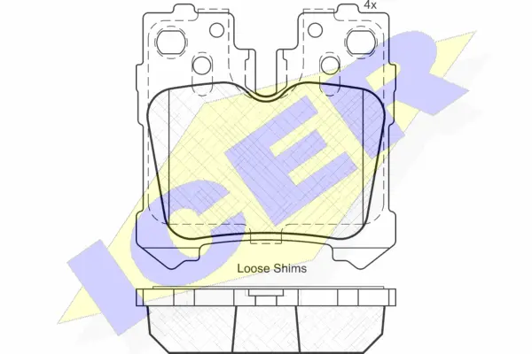 Brake Pad Set, disc brake (181936)