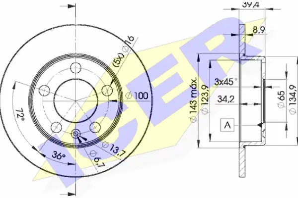 Brake Disc (78BD5601-2)
