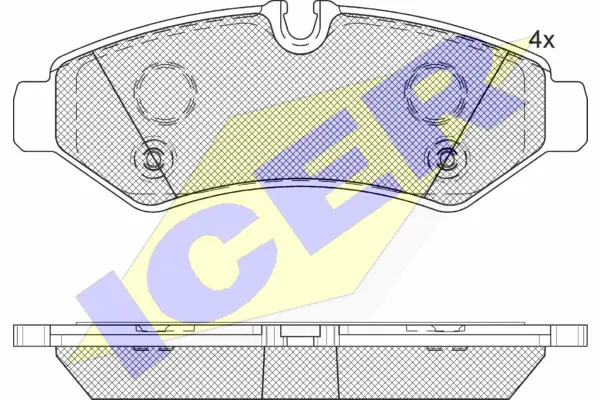 Brake Pad Set, disc brake (142350)