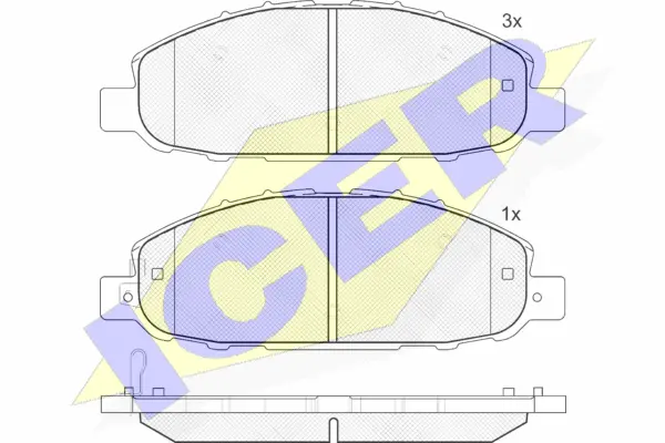 Brake Pad Set, disc brake (141813)