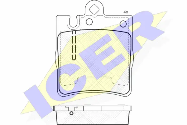 Brake Pad Set, disc brake (181312-202)