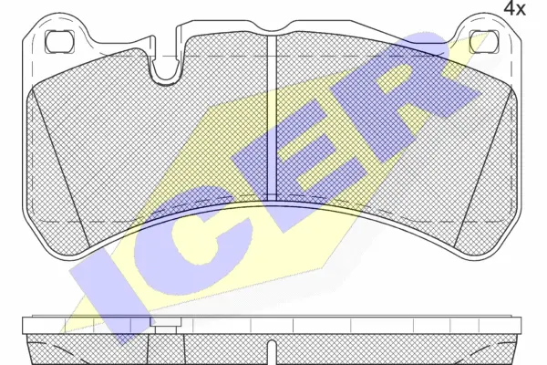 Brake Pad Set, disc brake (182260)