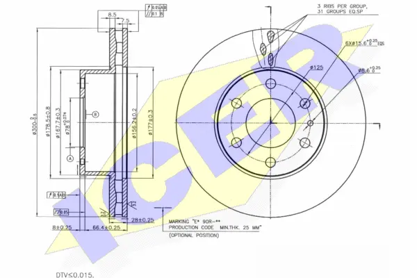 Brake Disc (78BD8761-2)