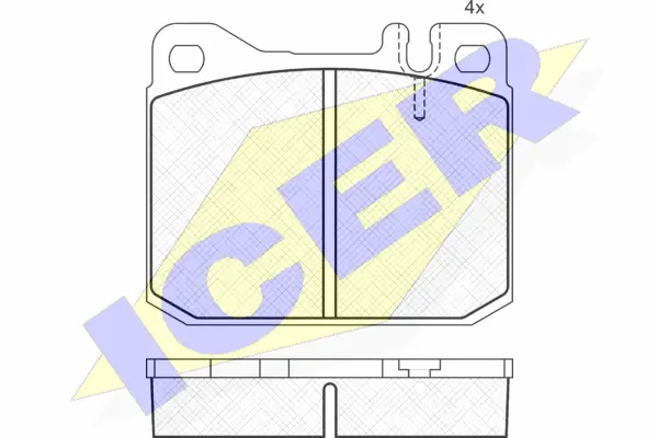 Brake Pad Set, disc brake (151149)