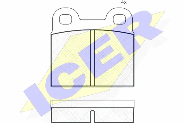 Brake Pad Set, disc brake (180059)