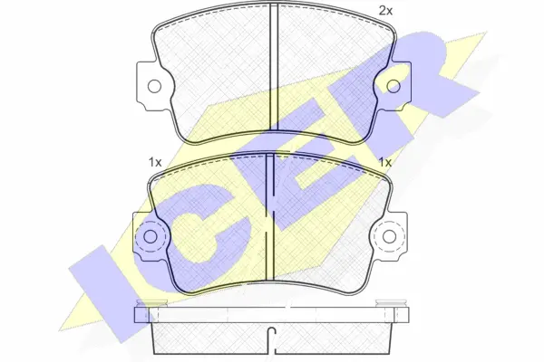 Brake Pad Set, disc brake (140365)