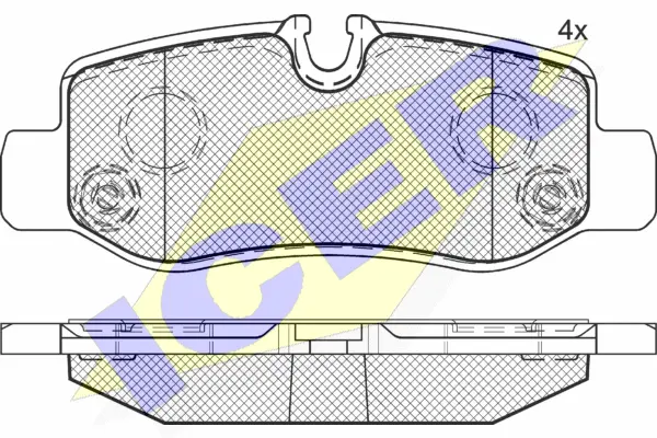 Brake Pad Set, disc brake (142192)