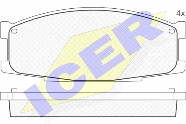 Brake Pad Set, disc brake (141505)