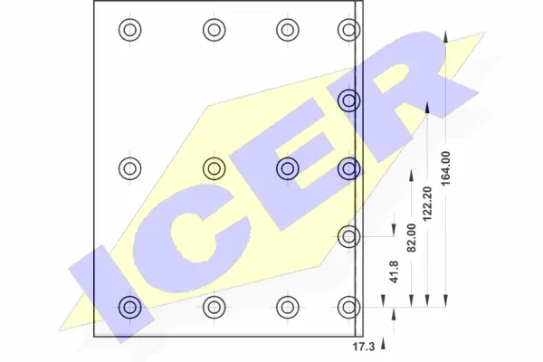 Brake Lining Kit, drum brake (21 9071 00)