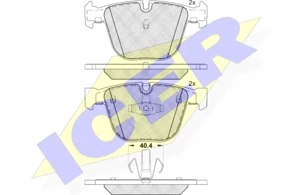 Brake Pad Set, disc brake (181896)