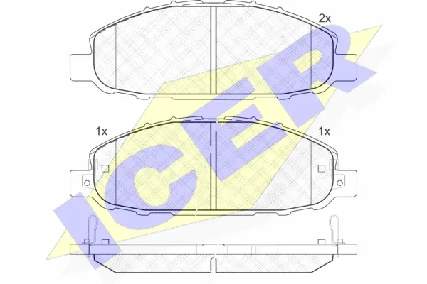 Brake Pad Set, disc brake (141813-202)