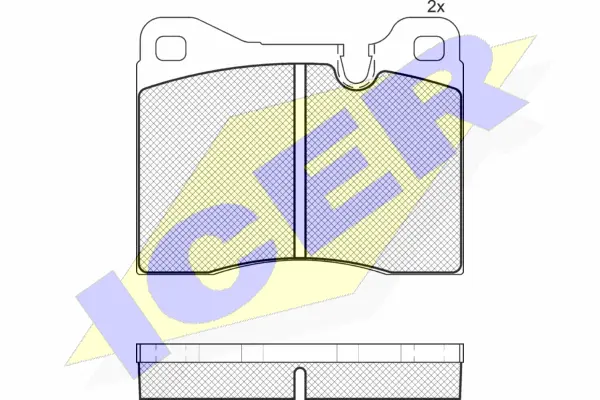 Brake Pad Set, disc brake (171132)