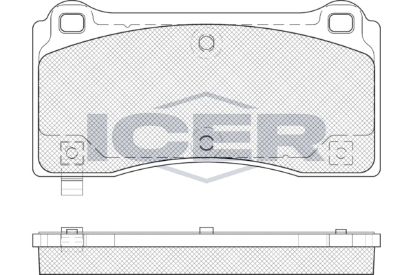 Brake Pad Set, disc brake (EV2406)