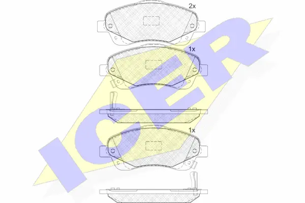 Brake Pad Set, disc brake (181573)