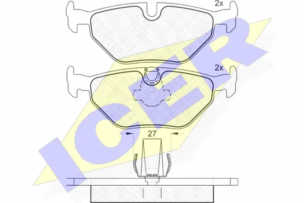 Brake Pad Set, disc brake (181141)