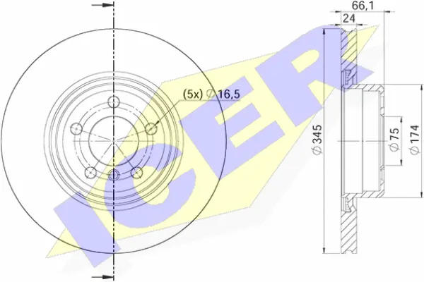 Brake Disc (78BD3571-2)