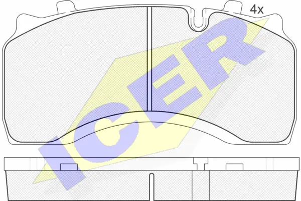Brake Pad Set, disc brake (151430)