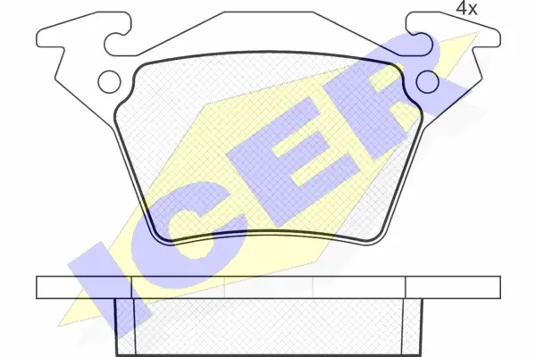 Brake Pad Set, disc brake (141284)