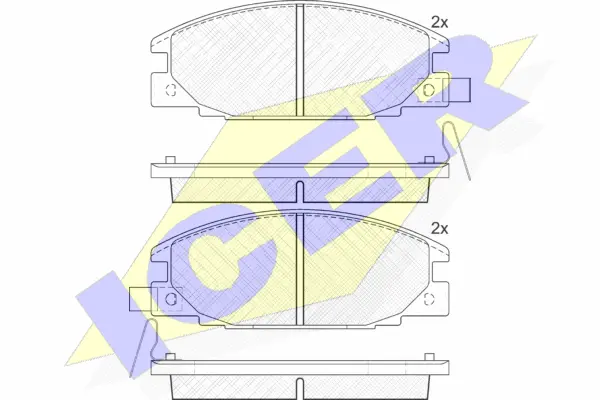 Brake Pad Set, disc brake (140854)