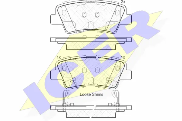 Brake Pad Set, disc brake (181976)