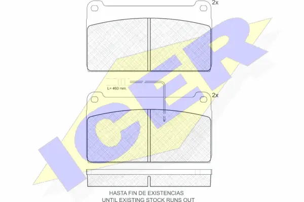 Brake Pad Set, disc brake (150665)