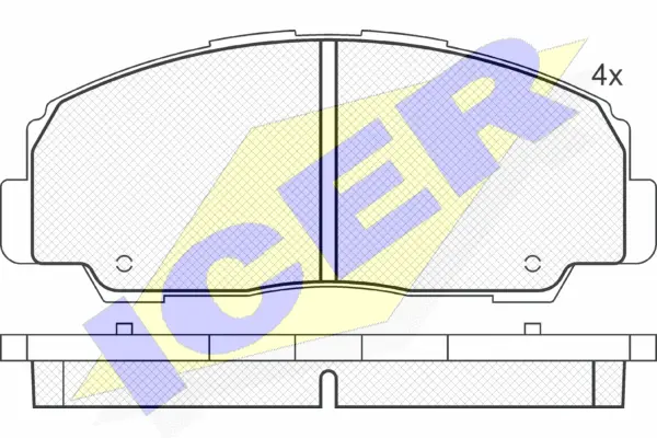 Brake Pad Set, disc brake (141022)