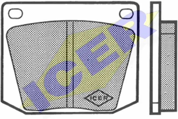 Brake Pad Set, disc brake (180080)