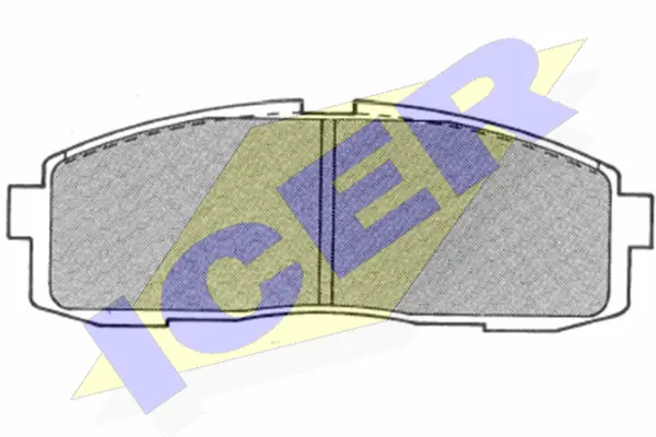 Brake Pad Set, disc brake (180757)