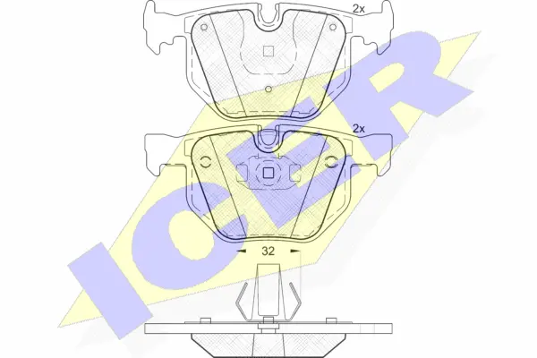 Brake Pad Set, disc brake (181685)