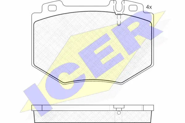 Brake Pad Set, disc brake (181538)