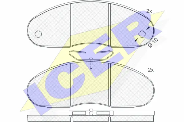 Brake Pad Set, disc brake (140813)